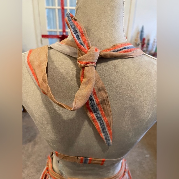 Free People 2 piece boho fringe halter and maxi skirt - Picture 7 of 12